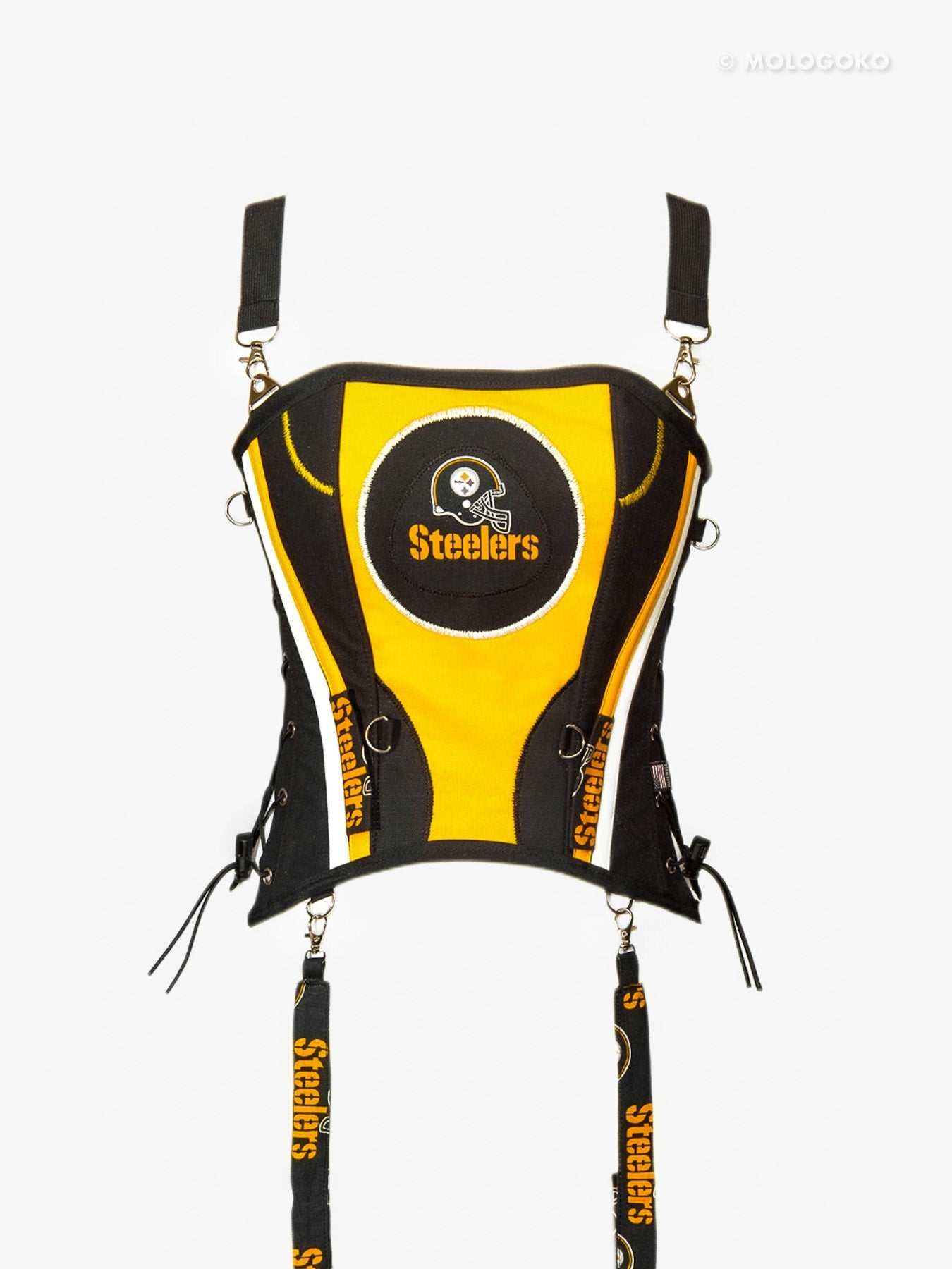 Pittsburgh Steelers Football Team Corset Bustier Top - custom. made fashion