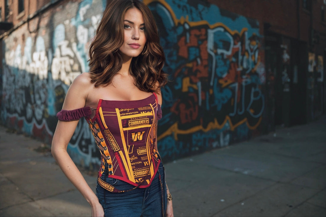 From Fabric to Fierce: Custom Washington Commanders Corset Reveal