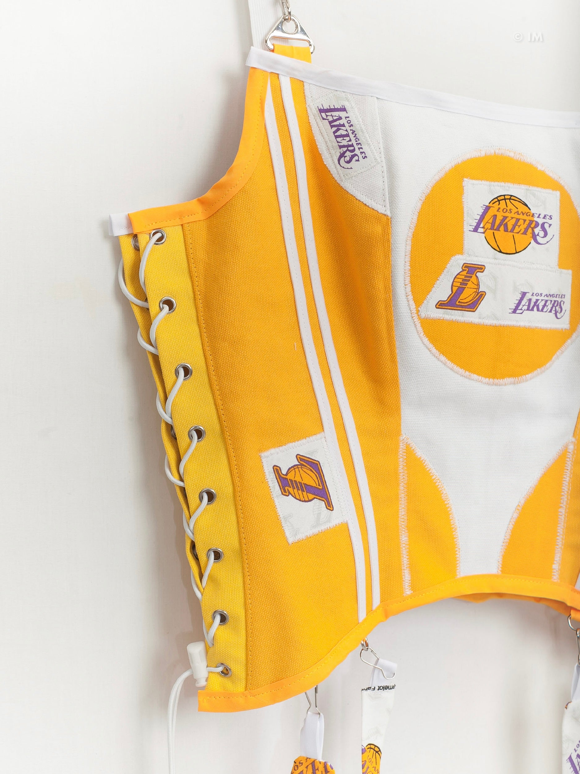 Los Angeles Lakers Basketball Team Corset Bustier Top