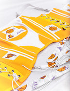 Los Angeles Lakers Basketball Team Corset Bustier Top
