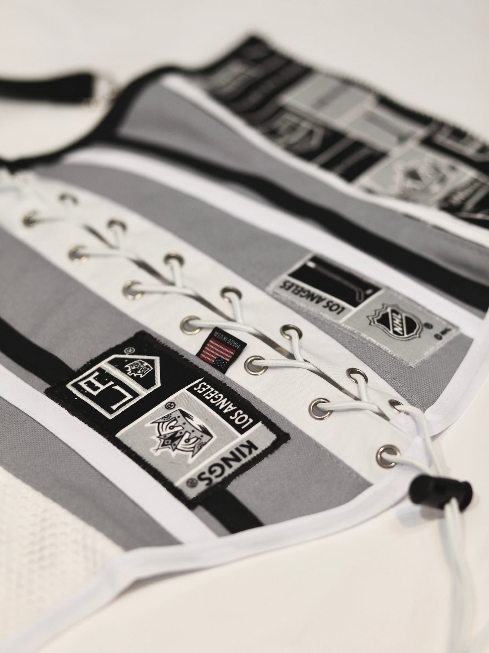 Los Angeles Kings Hockey Team Corset Bustier - Mologoko Couture