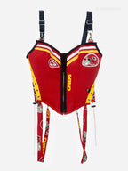 NFL Kansas City CHIEFS Football Team Custom Corset Top