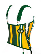 Green Bay Packers Football Team Corset Bustier Top