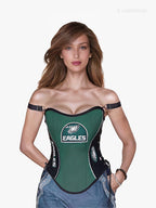 Philadelphia Eagles Football Team Corset Top