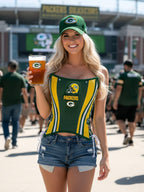 Green Bay Packers Football Team Corset Bustier Top