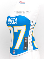 Custom Favorite Jersey Sport Team Corset Rework