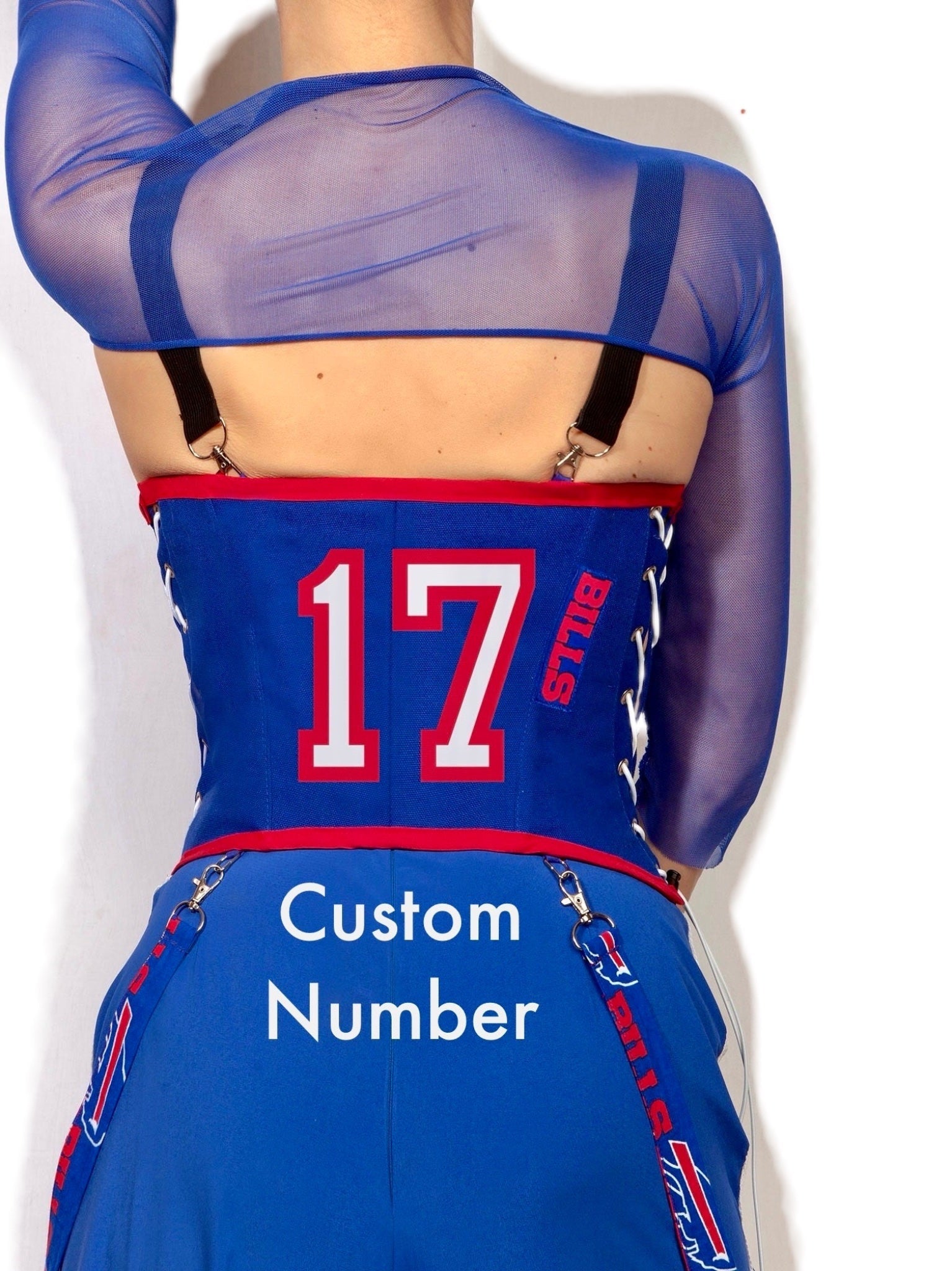 Buffalo Bills Football Team Corset Top - XS / Number