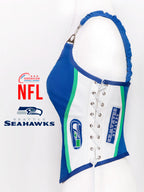 Seattle Seahawks Football Team Corset Bustier Top