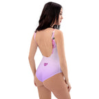 AFA Royal Blue Flower Garden One-Piece Swimsuit