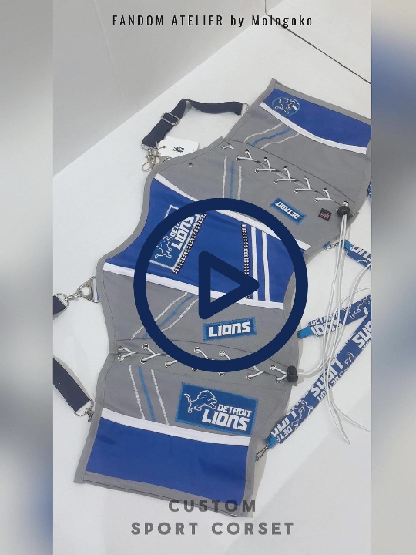 DETROIT LIONS Football Team Fan Corset