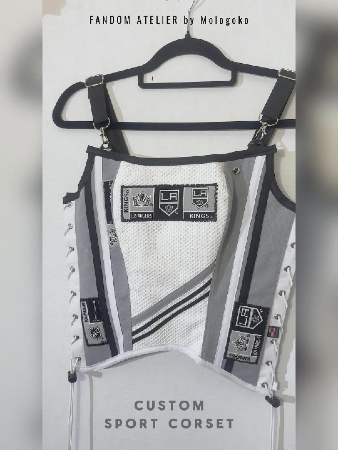 Los Angeles Kings Hockey Team Corset Bustier