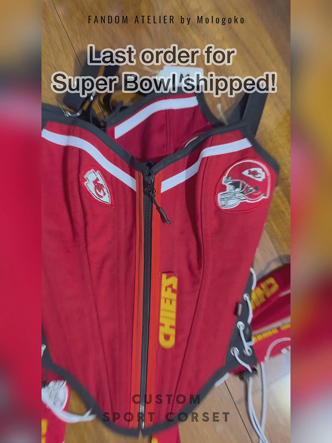 Kansas City CHIEFS Corset Style 2