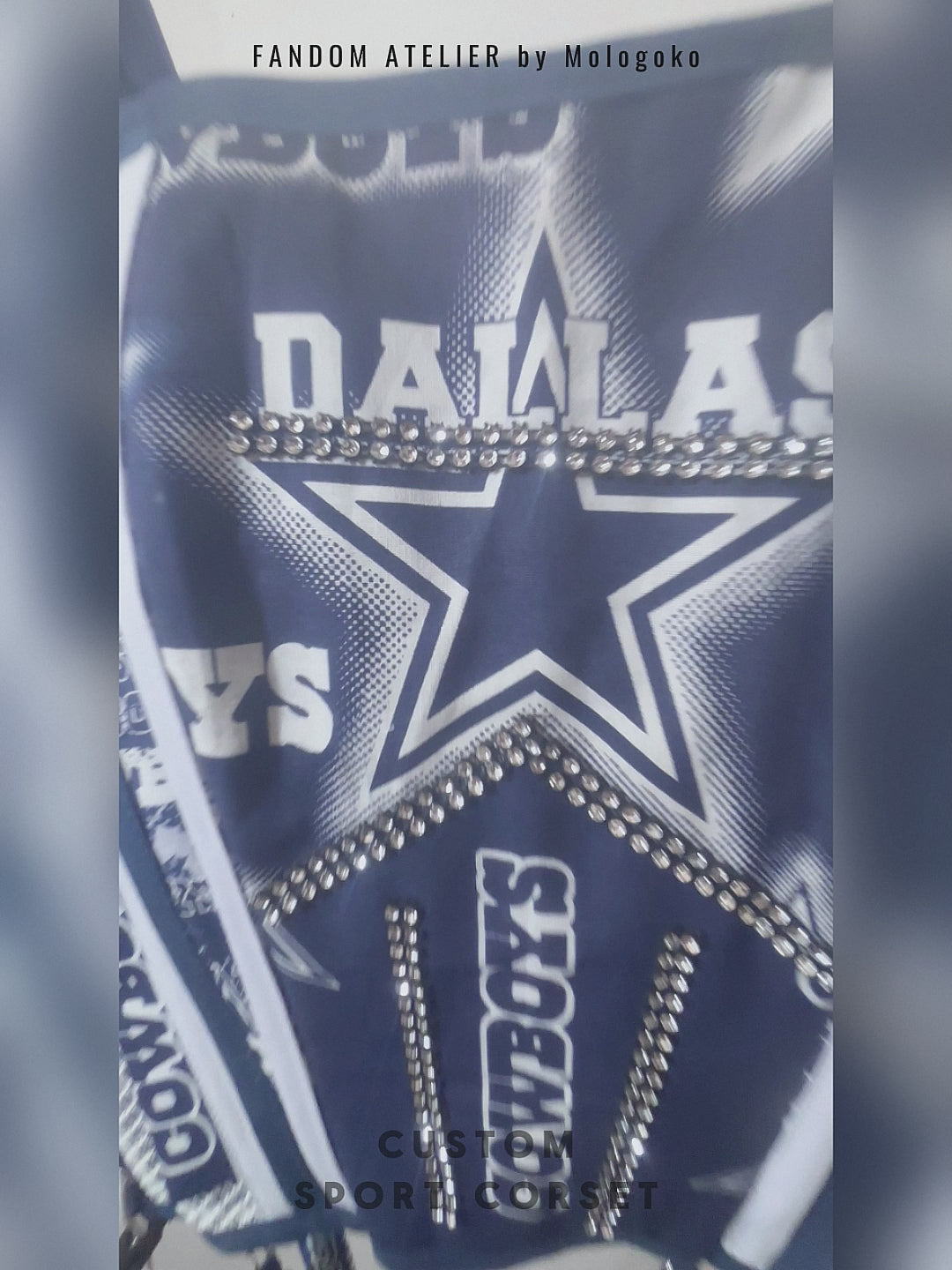 Dallas Cowboys Corset Bustier - Limited Edition Team Apparel