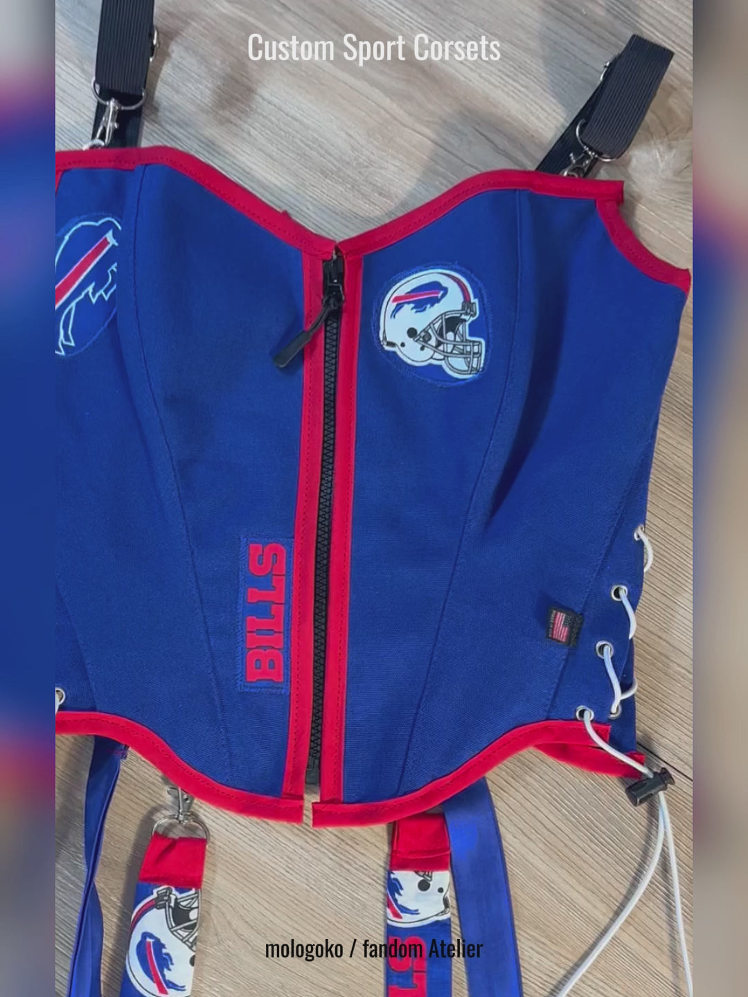 Buffalo Bills Football Team Corset Top